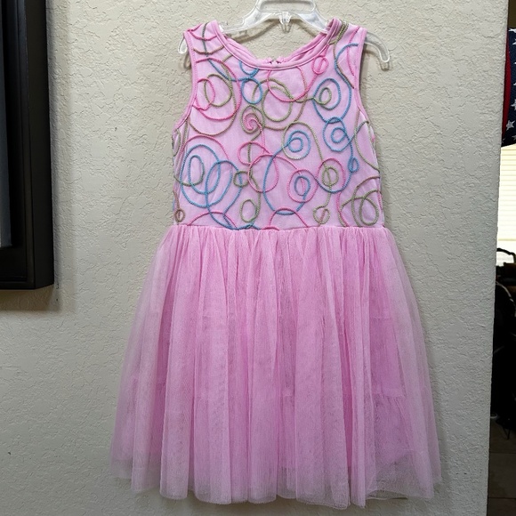 Pippa & Julie Pink Easter Dress. Size 6X - Picture 1 of 6